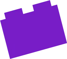 Pieza morada