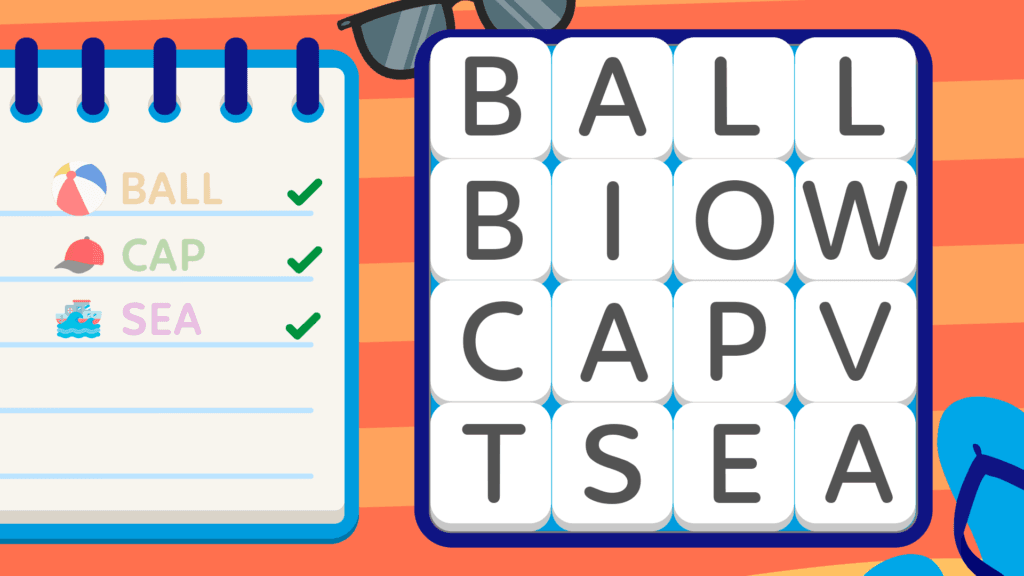 Summer Games for Preschoolers | Kokoro Kids word search